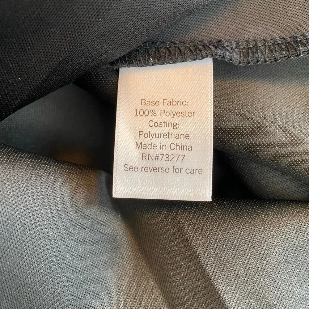 SO Black Faux Leather Pleated Skirt